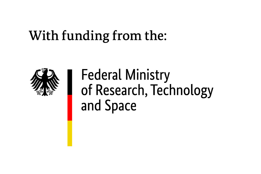 With funding from the German Federal Ministry of Research, Technology and Space (BMFTR)